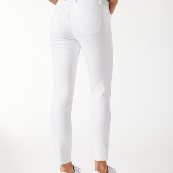 NWOT Tommy Bahama Ella Twill High-Rise White Ankle Jeans Size 4 - Picture 3 of 11